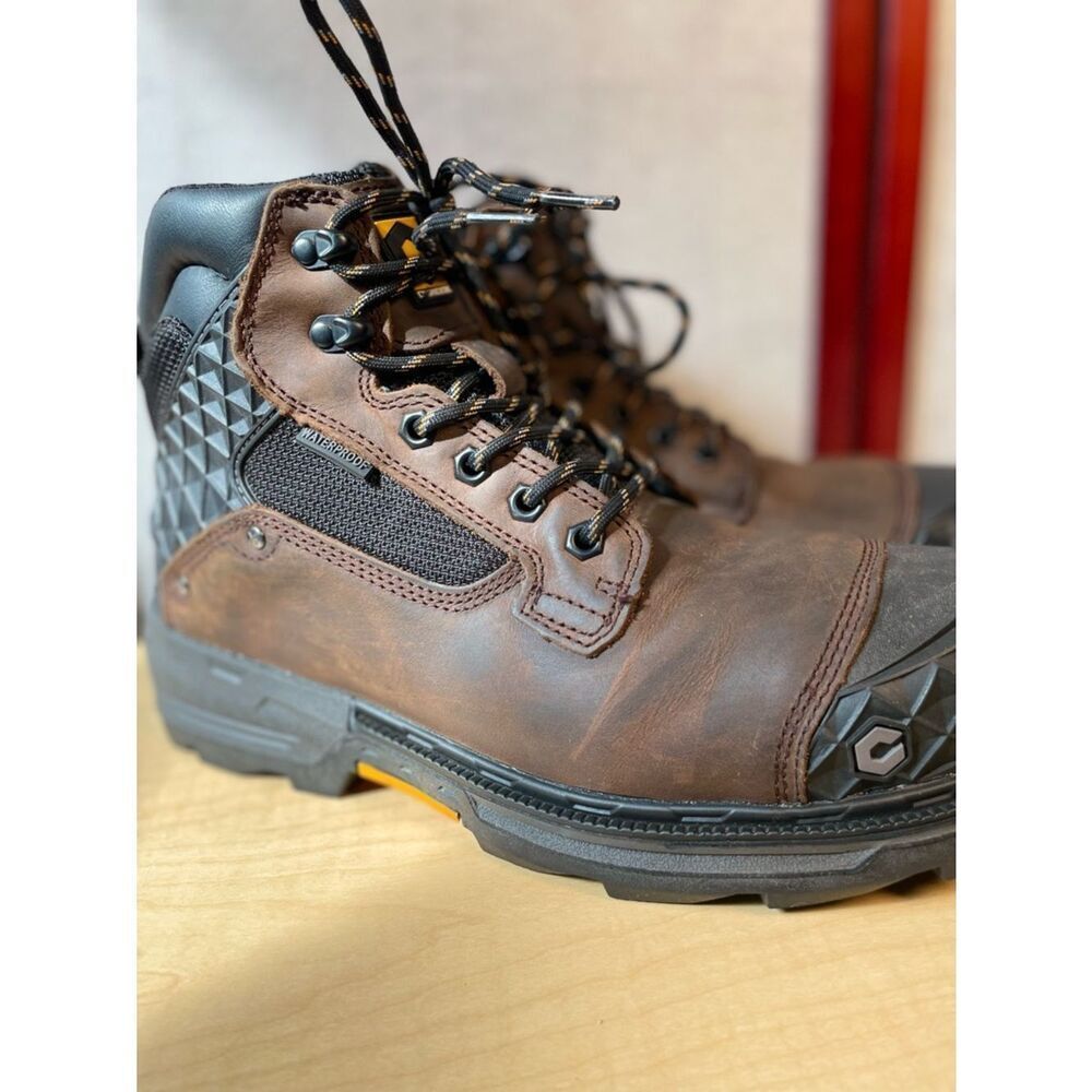 Chinook Pallet Jack Brown & Black Men's Work Boots w/Composite Toe (Size: 10)